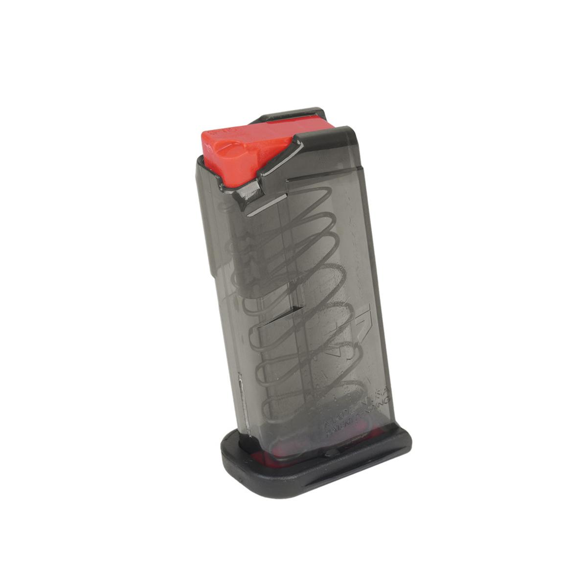 ets magazynek polimerowy do glock 43 9x19 mm 7 naboi carbon smoke series smk glk 43