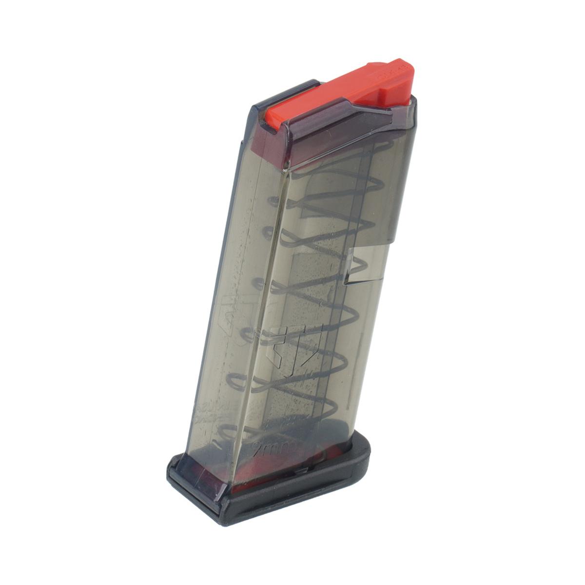 ets magazynek polimerowy do glock 43 9x19 mm 7 naboi carbon smoke series smk glk 43
