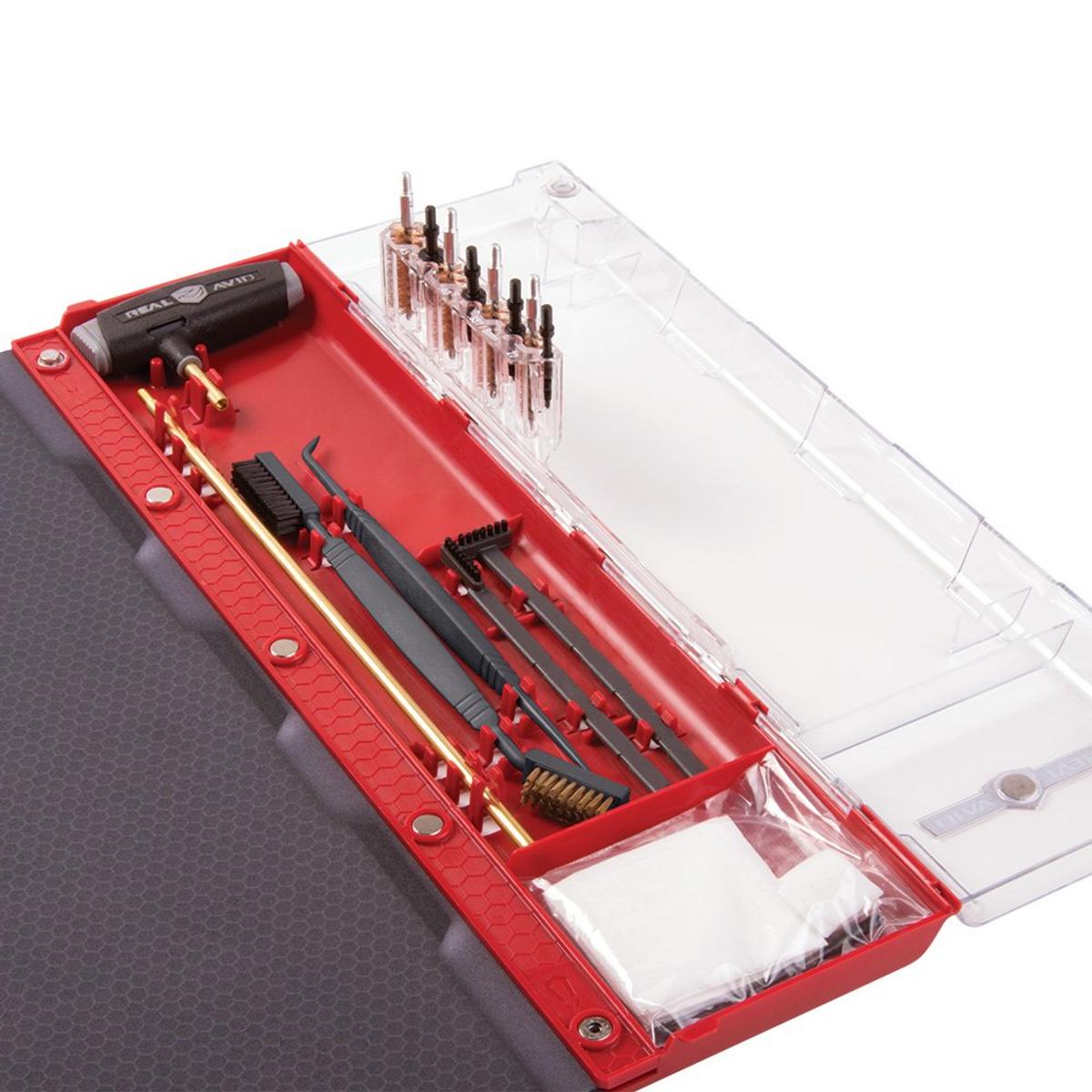real avid zestaw do czyszczenia z mata master cleaning station handgun avmcs p