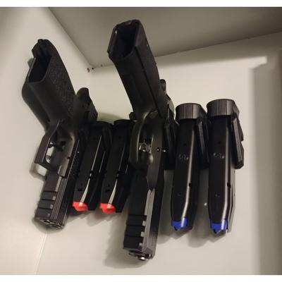 mp mhs uchwyt magnetyczny na pistolet pomaranczowy