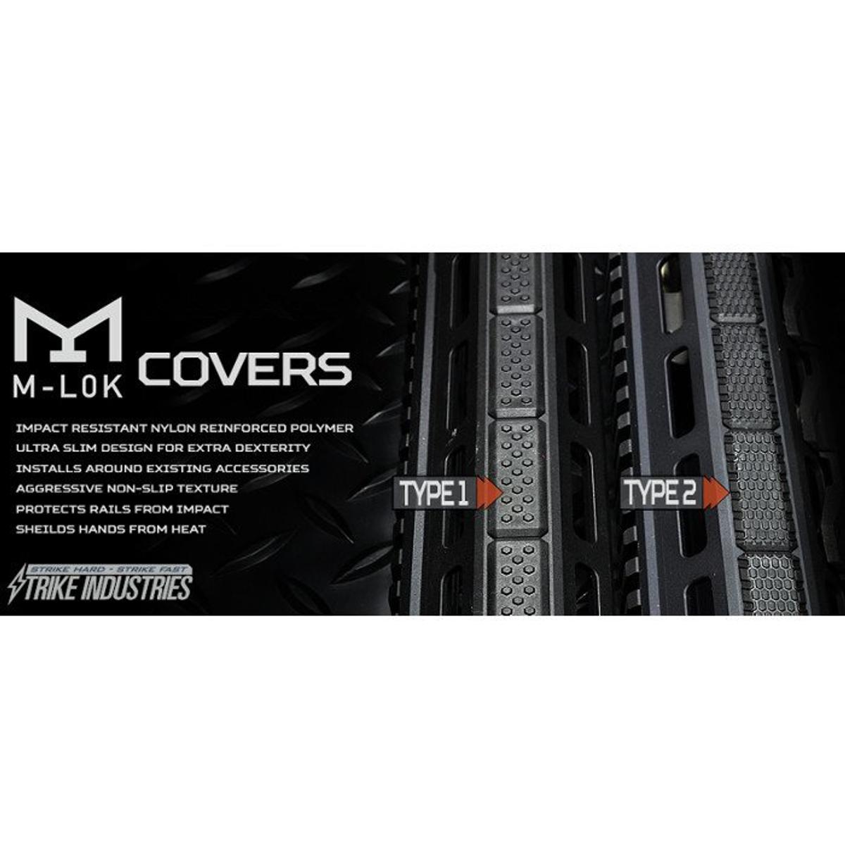 strike industries oslona szyny m lok cover ver 2 si mlok cover v2 bk
