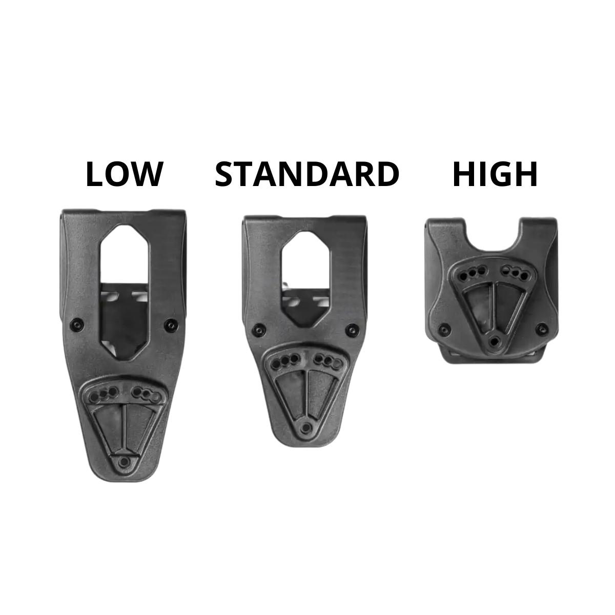 alien gear holsters montaz na pasek do kabury rapid force duty low rfx s l bk qd0 d