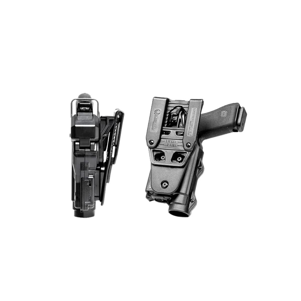 alien gear holsters montaz na pasek do kabury rapid force duty low rfx s l bk qd0 d