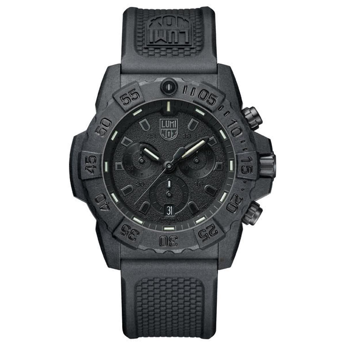 luminox zegarek navy seal chrono 3580 series blackout xs 3581 bo