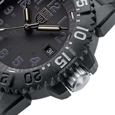 luminox zegarek navy seal colormark 3050 series blackout xs 3051 go nsf