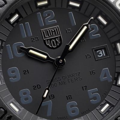 luminox zegarek navy seal colormark 3050 series blackout xs 3051 go nsf