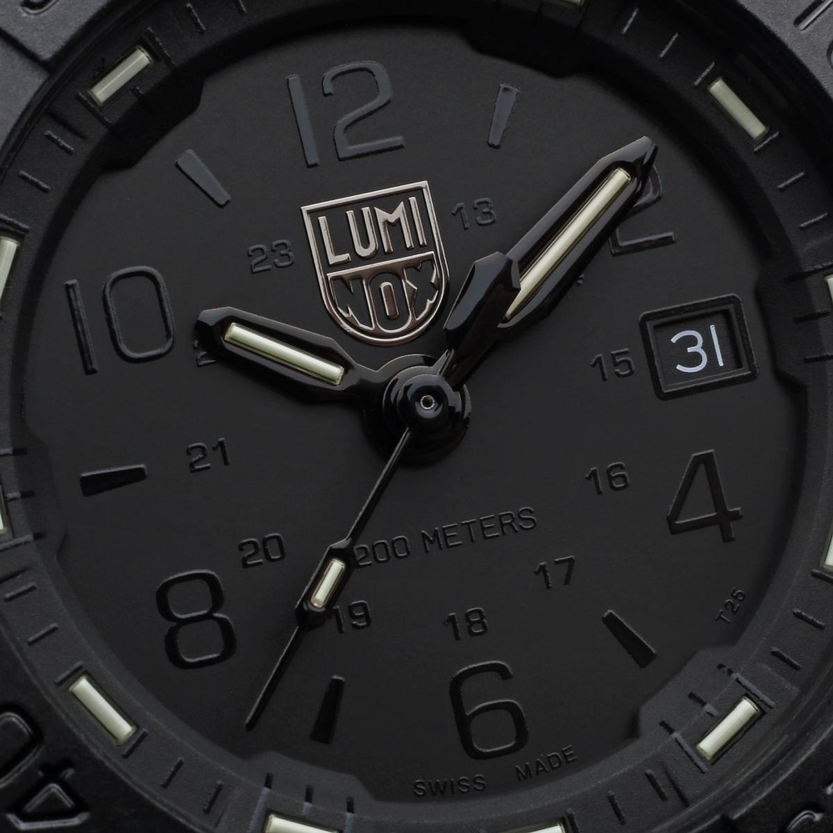 luminox zegarek navy seal rsc 3250 series blackout xs 3251 bo cb