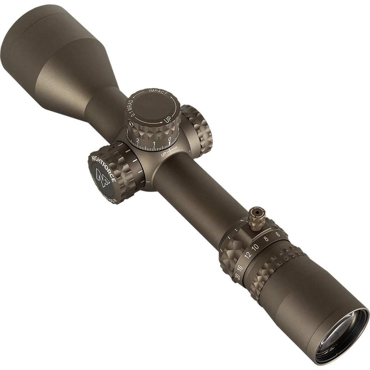 nightforce luneta nx8 2 5 20x50 f1 mil xt 0 1 mil rad dark earth c665