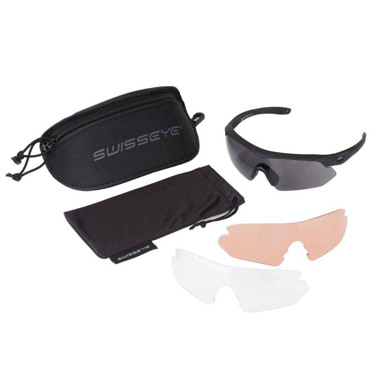swiss eye okulary balistyczne nighthawk z zestawem wizjerow 40291