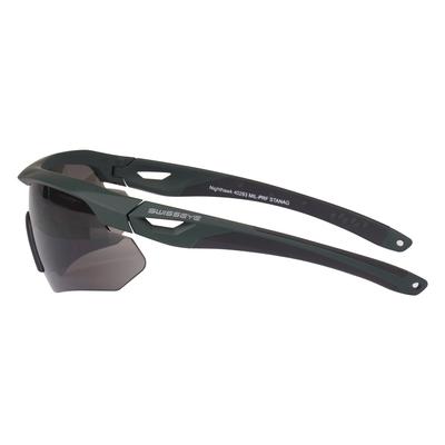 swiss eye okulary balistyczne nighthawk z zestawem wizjerow rubber green 40293