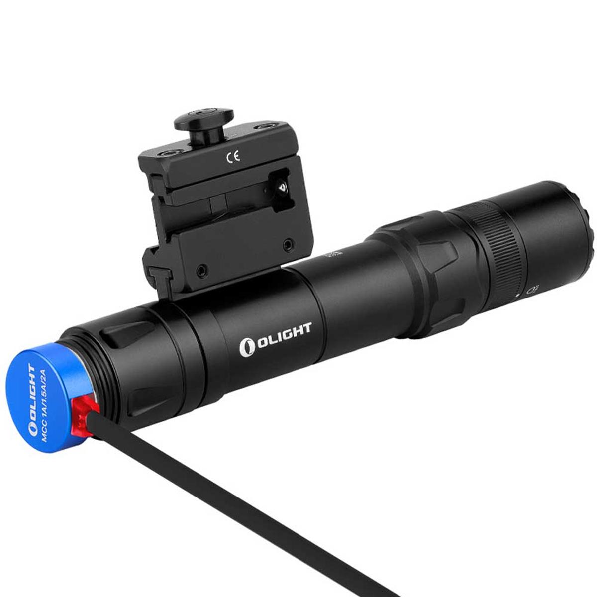 olight latarka do broni dlugiej z zielonym celownikiem laserowym odin gl z montazem 1500 lumenow czarna