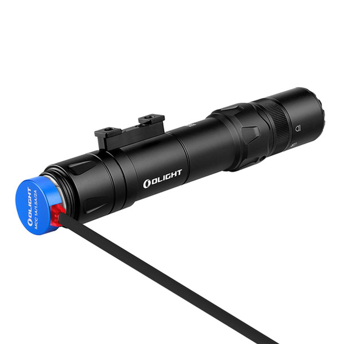 olight latarka do broni dlugiej z zielonym celownikiem laserowym odin gl m z montazem 1500 lumenow czarna