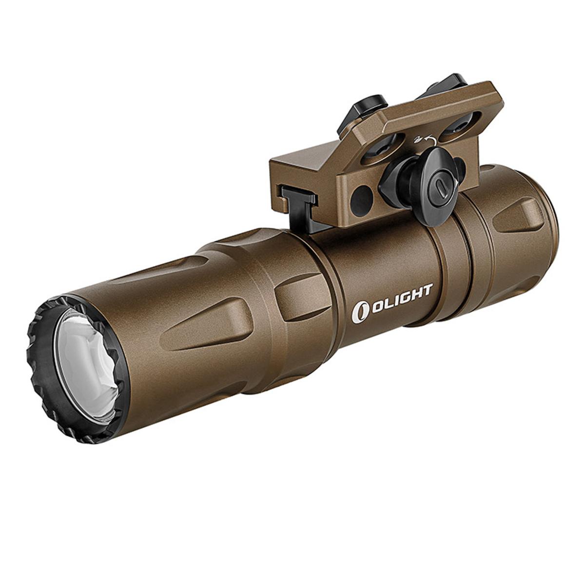 olight latarka do broni dlugiej odin mini z montazem 1250 lumenow desert tan