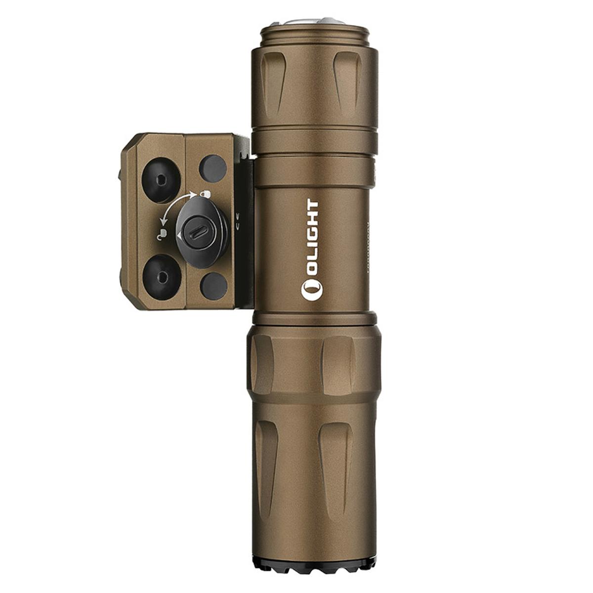 olight latarka do broni dlugiej odin mini z montazem 1250 lumenow desert tan