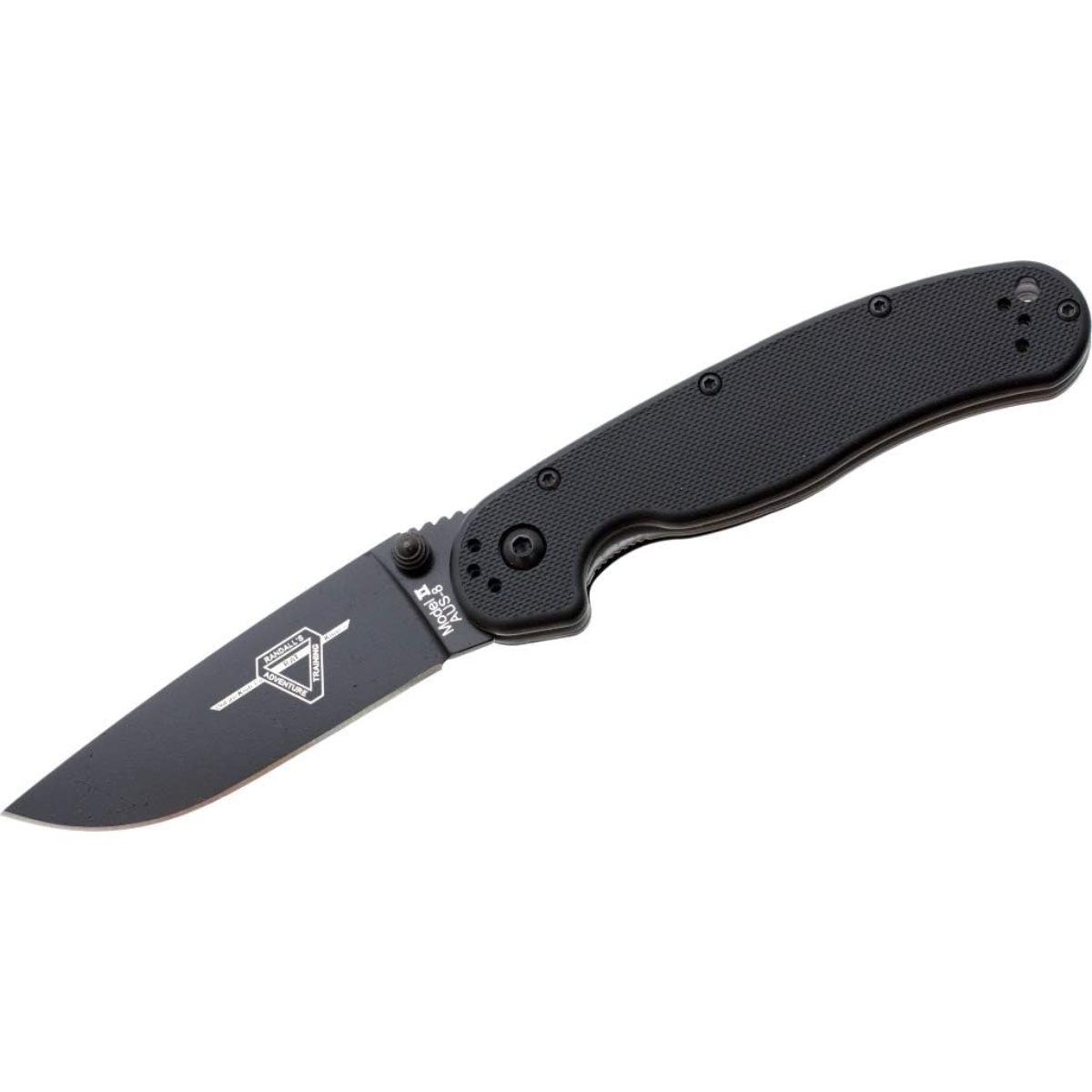 ontario noz skladany rat ii liner lock czarny 8861bp