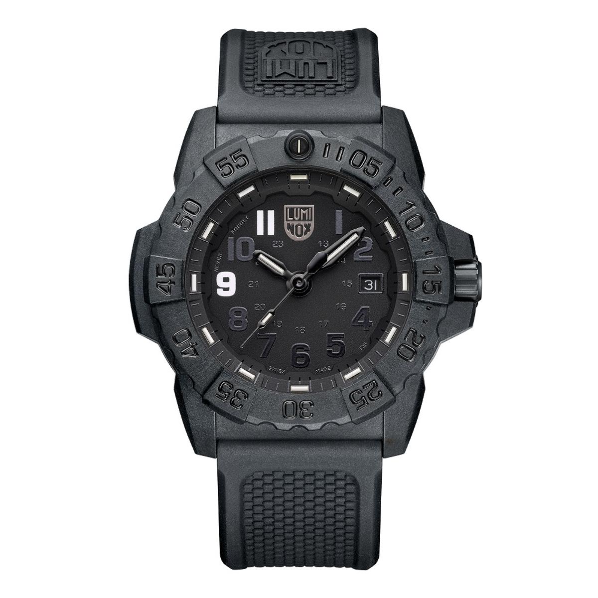 luminox zegarek original navy seal 3500 series blackout xs 3501 bo f