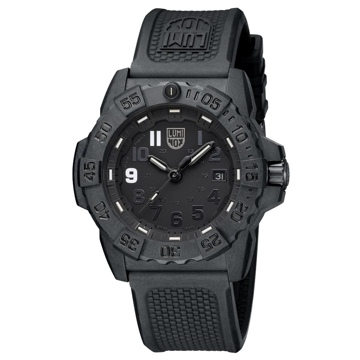 luminox zegarek original navy seal 3500 series blackout xs 3501 bo f
