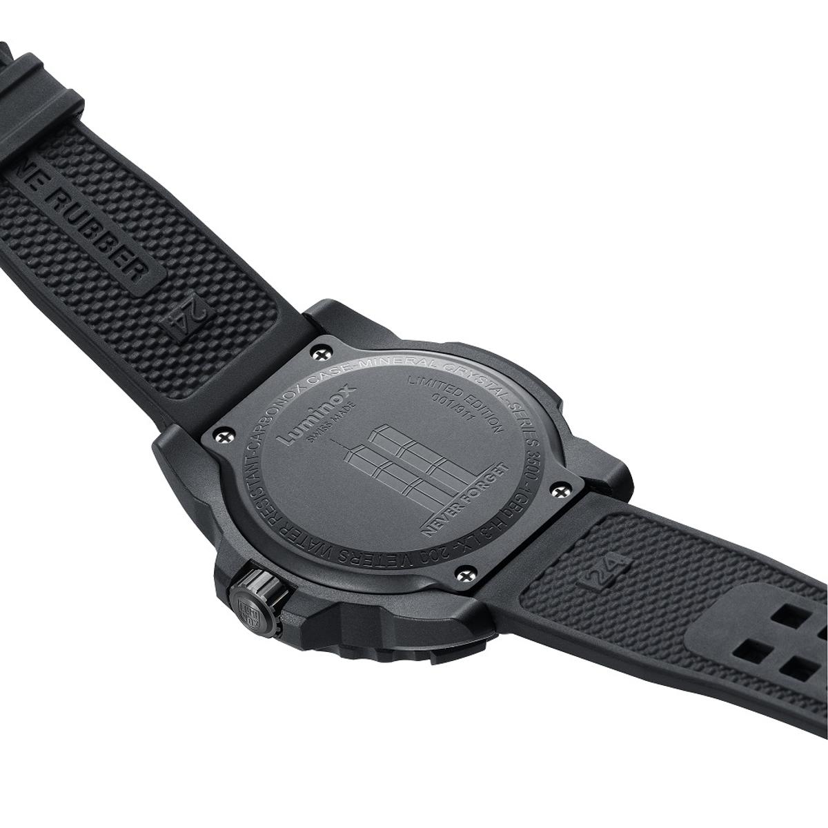 luminox zegarek original navy seal 3500 series blackout xs 3501 bo f