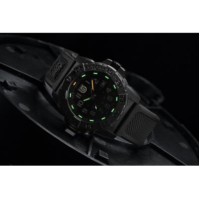 luminox zegarek original navy seal 3500 series blackout xs 3501 bo f