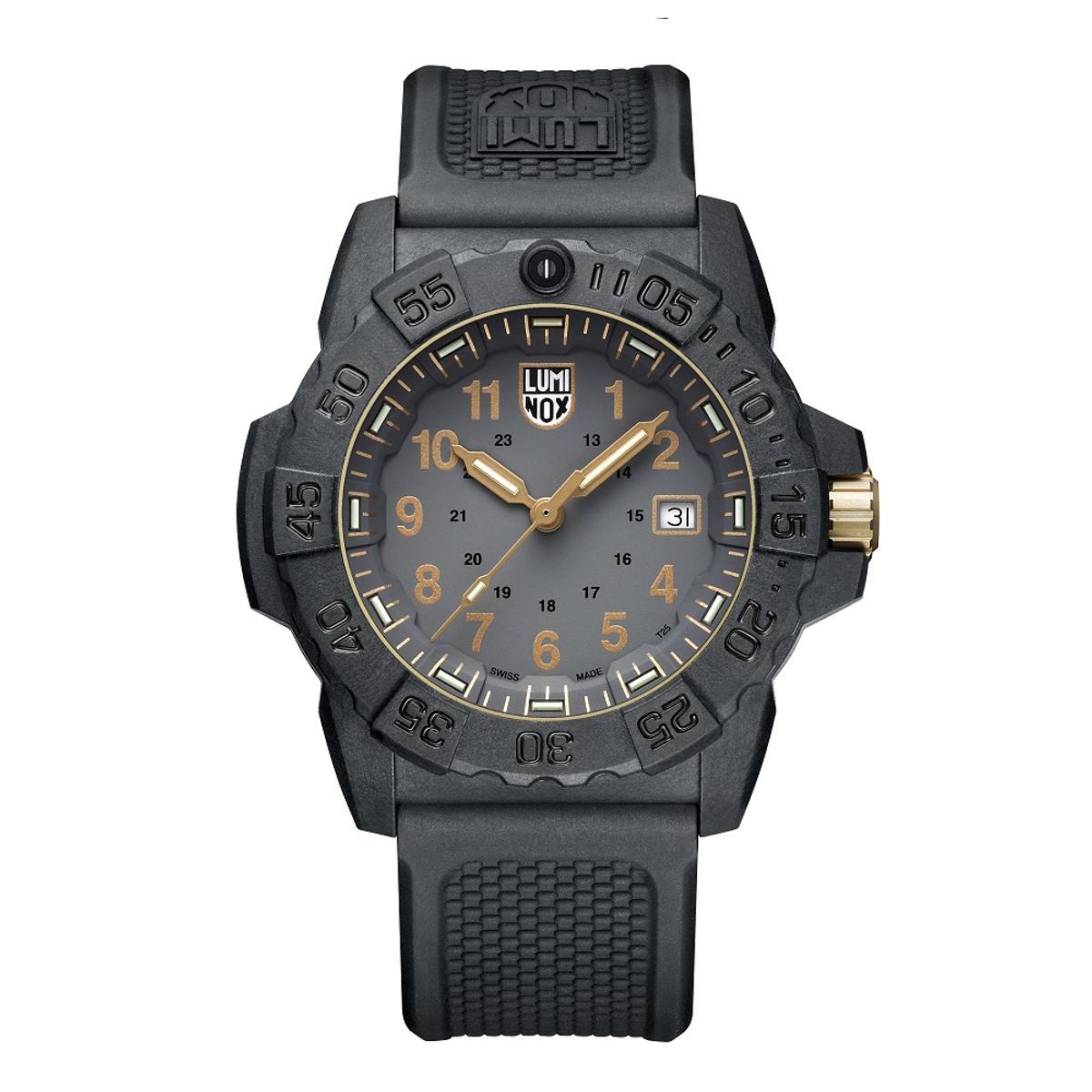 luminox zegarek original navy seal 3500 series xs 3508 gold
