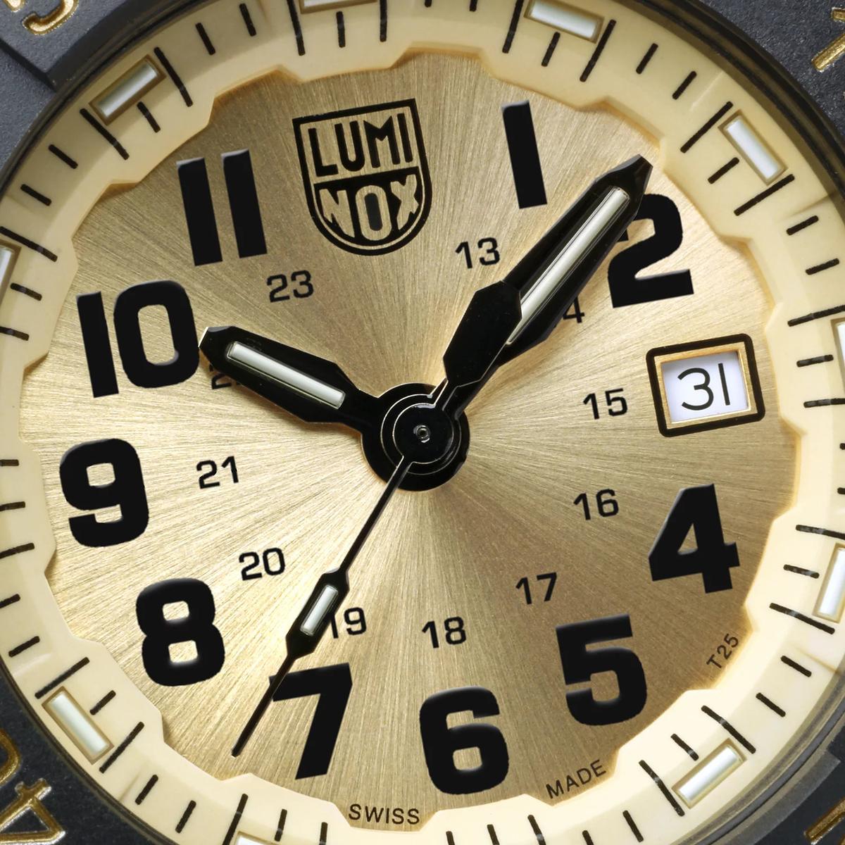 luminox zegarek original navy seal 3500 series set gold limited edition xs 3505 gp set