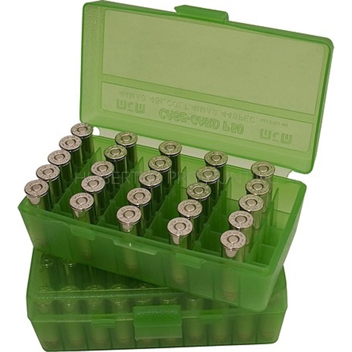 mtm pudelko na 50 szt amunicji kal 357 magnum 38 spec itd p50 38 16