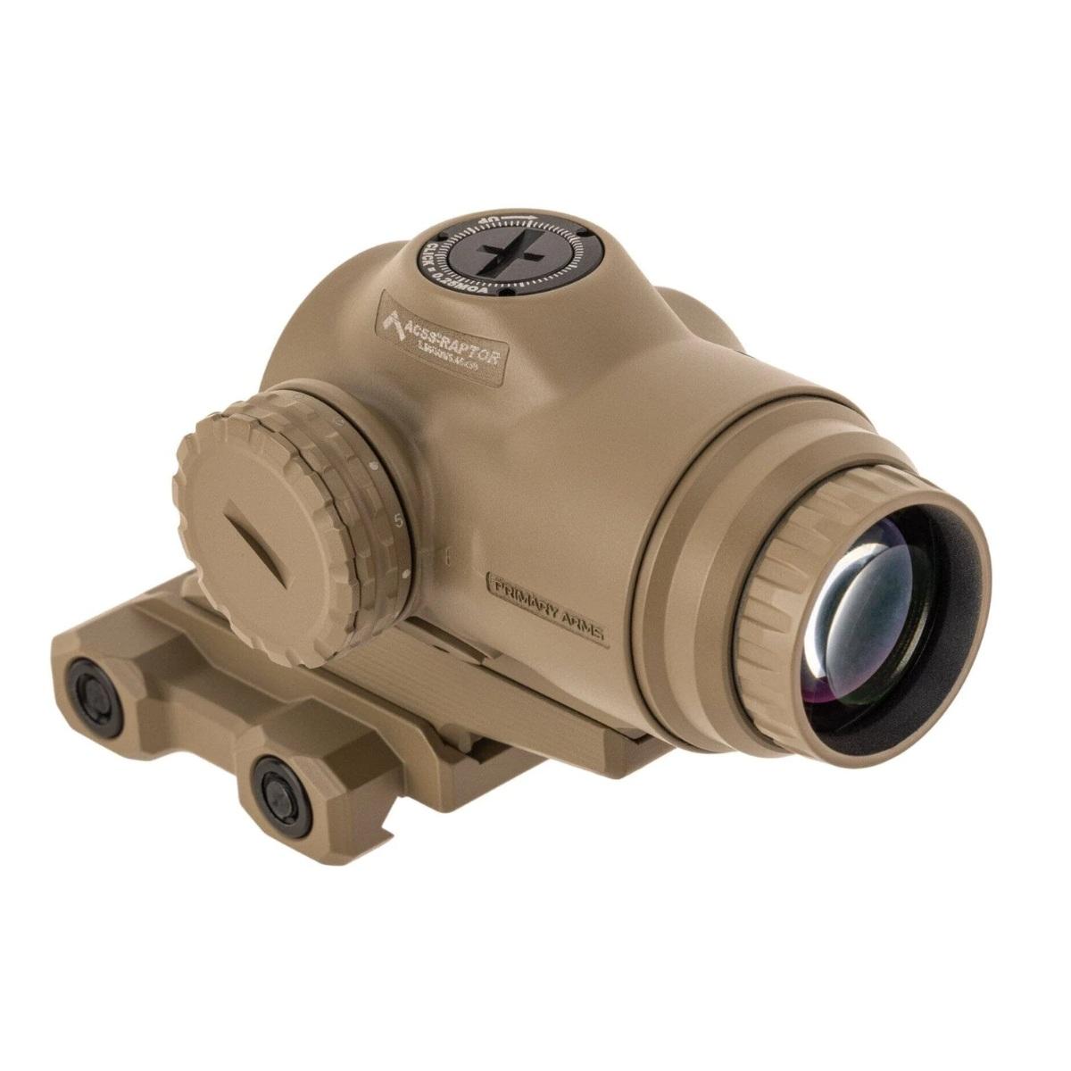 primary arms kolimator pryzmatyczny slx 3x micro prism ir red acss raptor 5 56 308 yard fde pa slx 3xmp raptor 5
