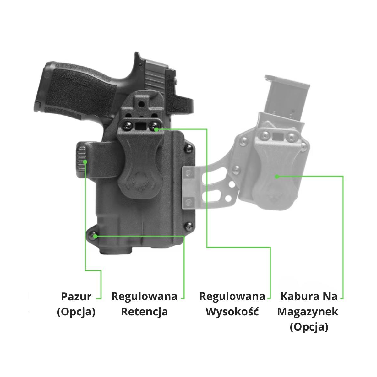 alien gear holsters kabura photon p365 xmacro iwb owb z latarka pho 1198 l1 d