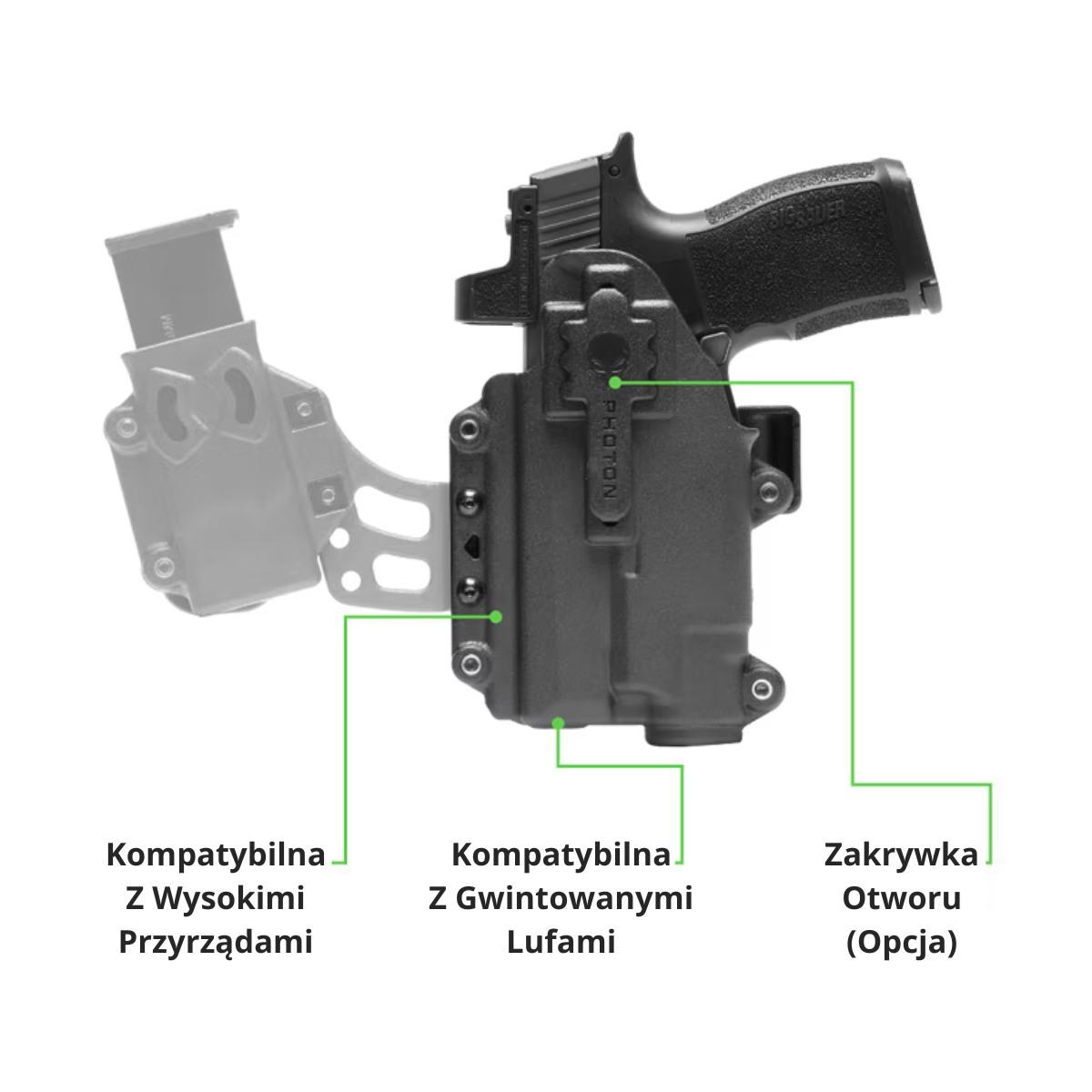 alien gear holsters kabura photon p365 xmacro iwb owb z latarka pho 1198 l1 d