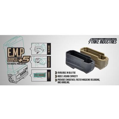 strike industries stopka magazynka enhanced magazine plate 5 pmag m3 czarny si emp 5 fde