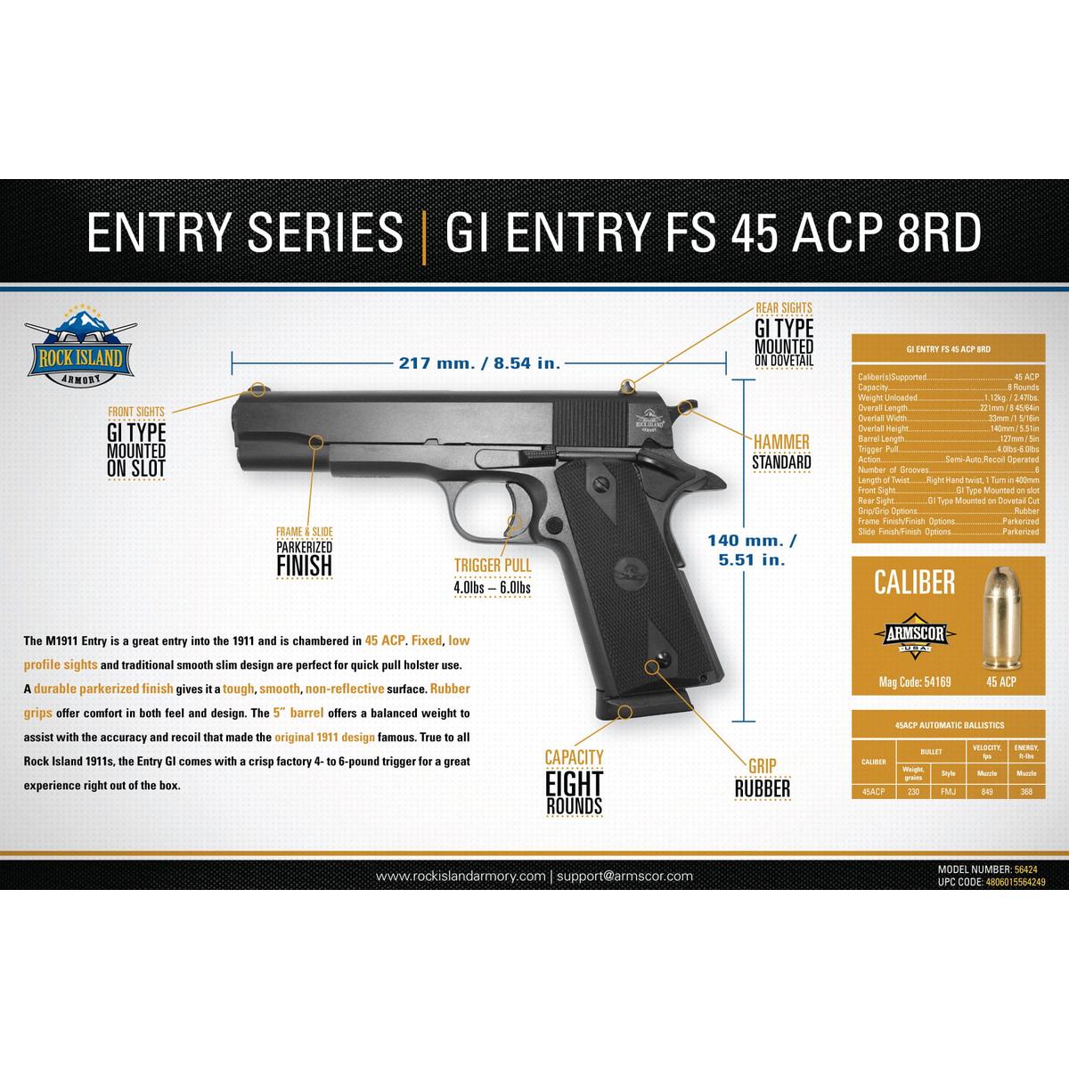 ria gi fs entry 45acp