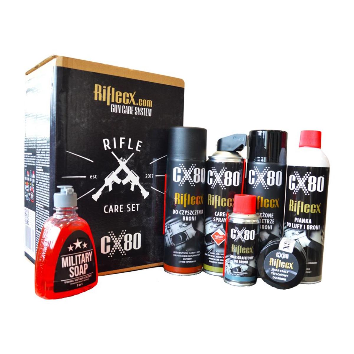 riflecx zestaw do czyszczenia broni krotkiej