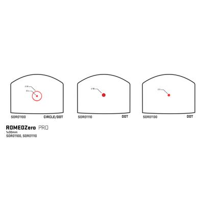 sig sauer kolimator romeo zero pro circle dot 2 moa 32 moa sor01100