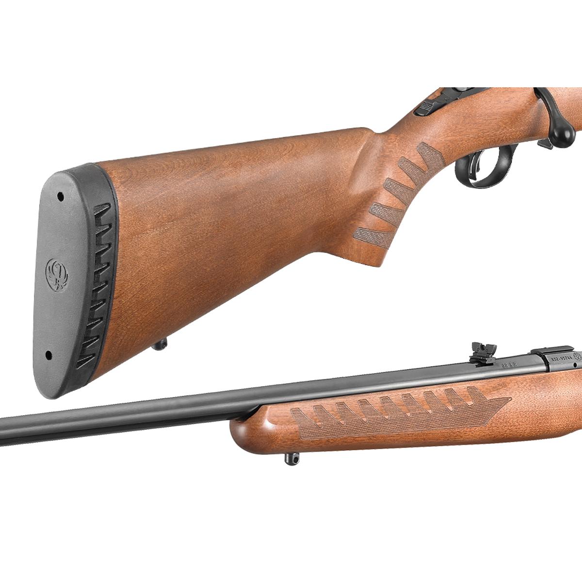 ruger american rimfire wood stock stainless 8359