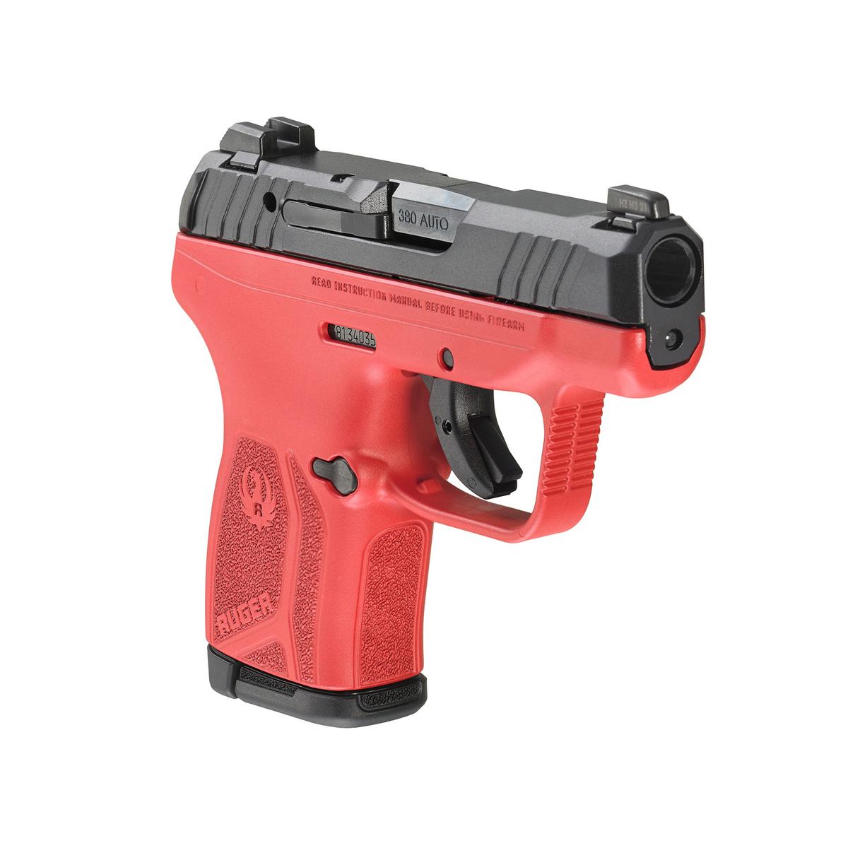 ruger lcp max black red 13722