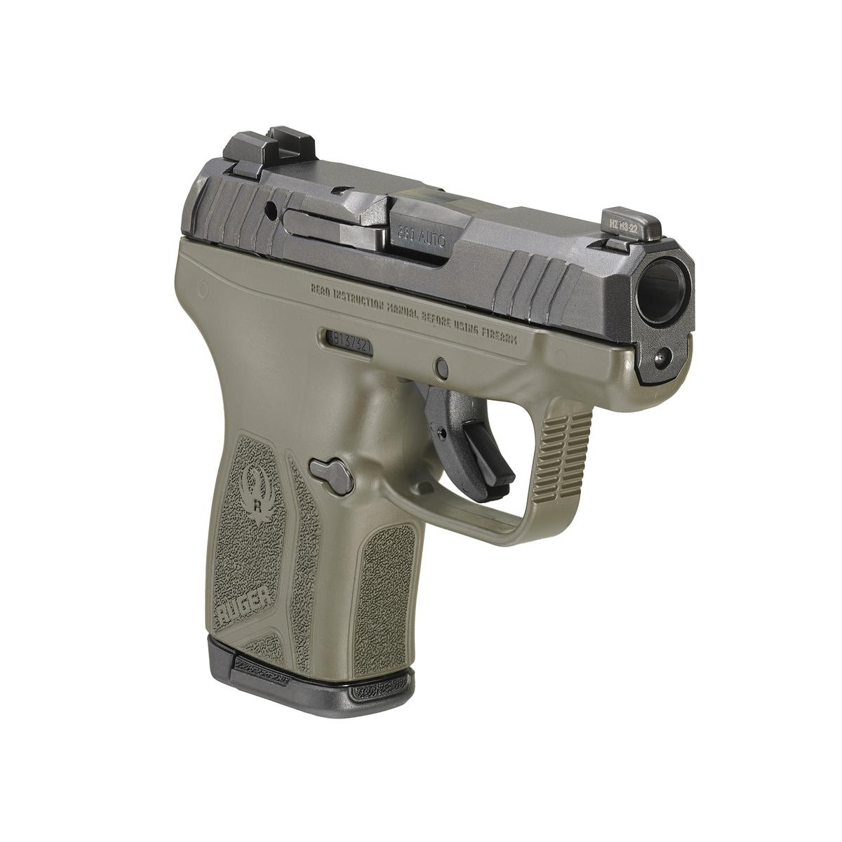 ruger lcp max black o d green 13733