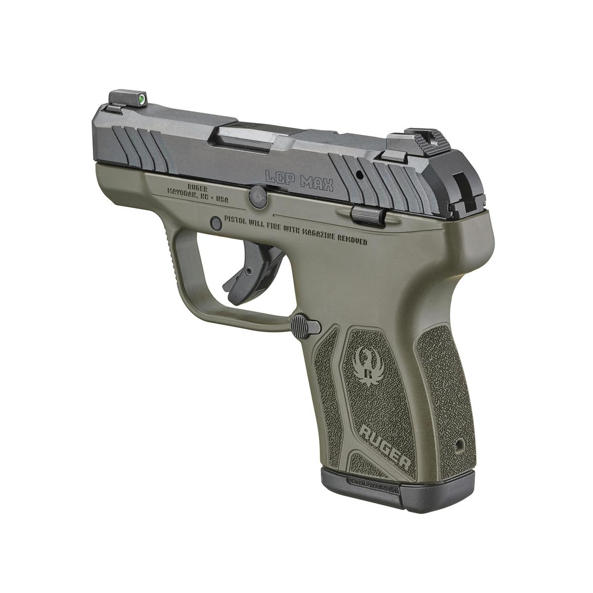 ruger lcp max black o d green 13733