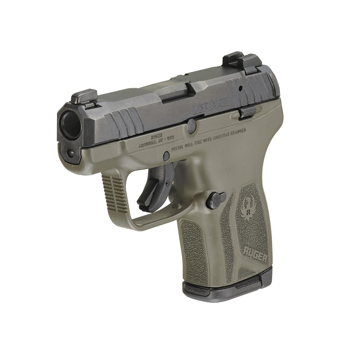 ruger lcp max black o d green 13733