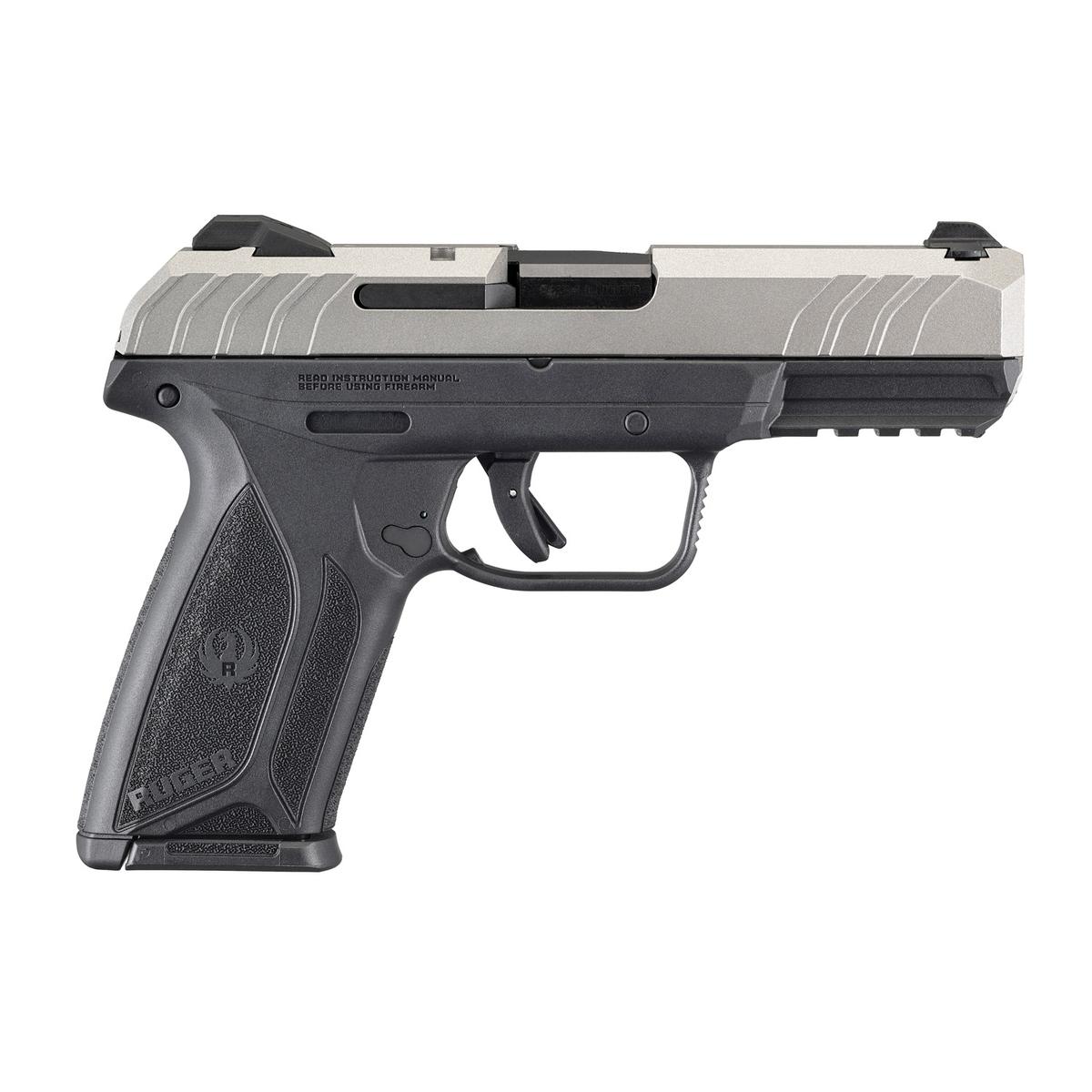 ruger security 9 silver black 3822