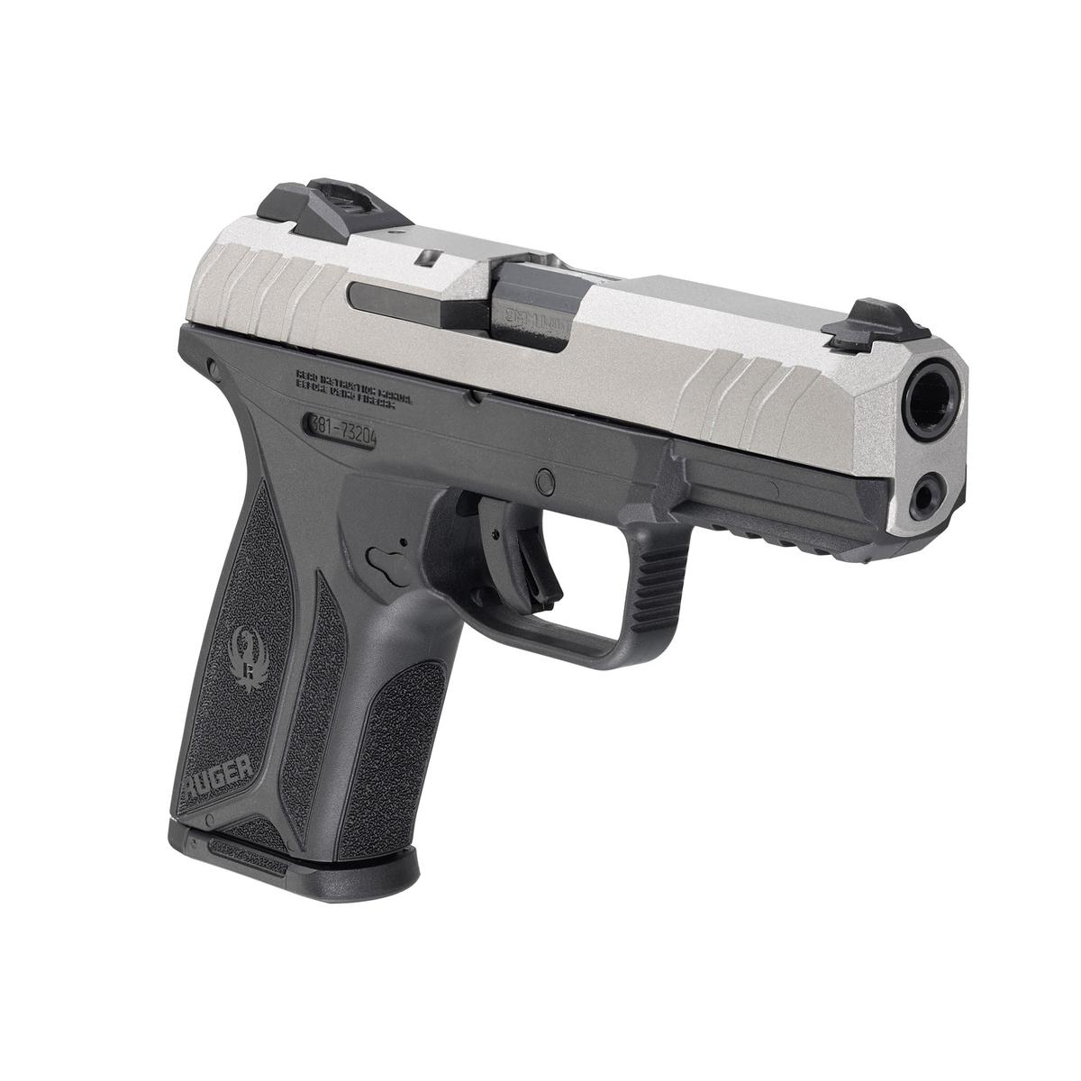 ruger security 9 silver black 3822