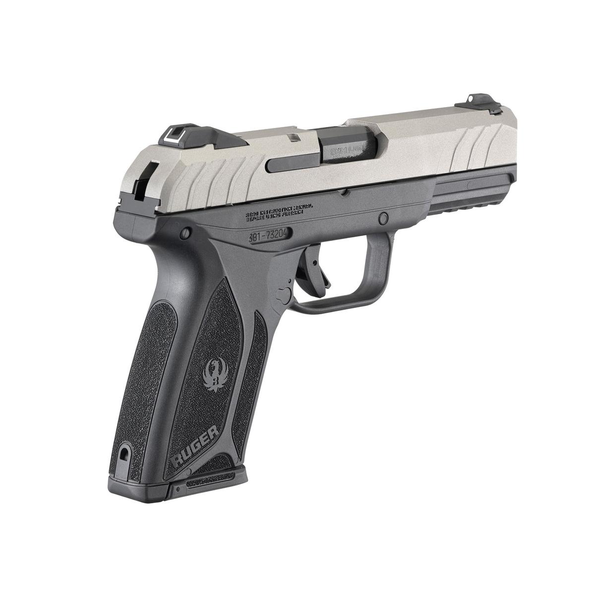 ruger security 9 silver black 3822