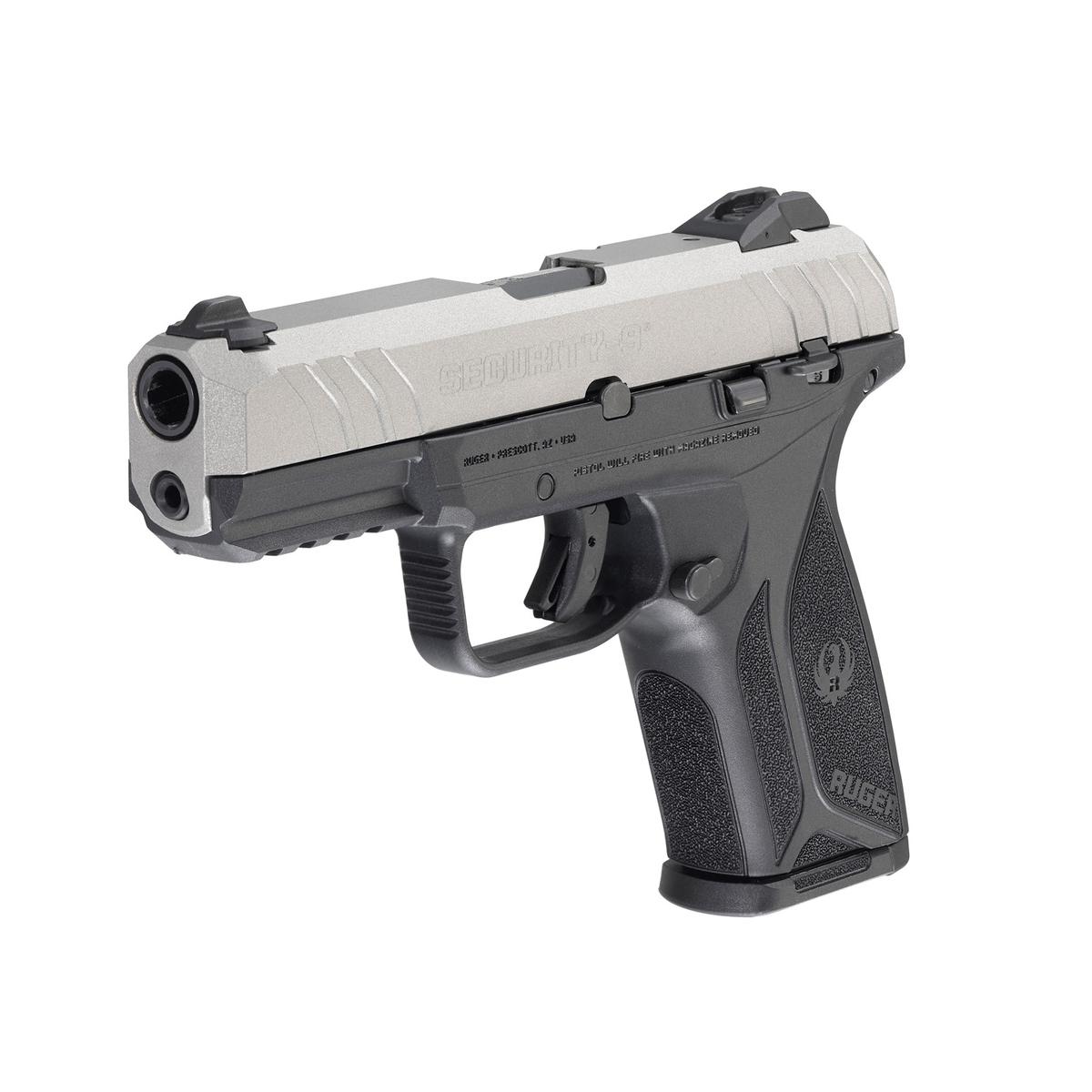 ruger security 9 silver black 3822