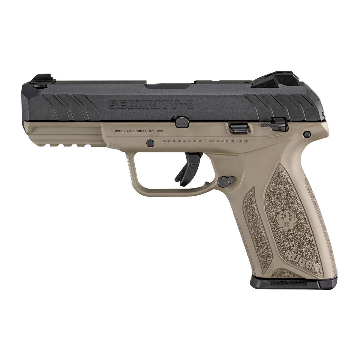 ruger security 9 black fde 3846