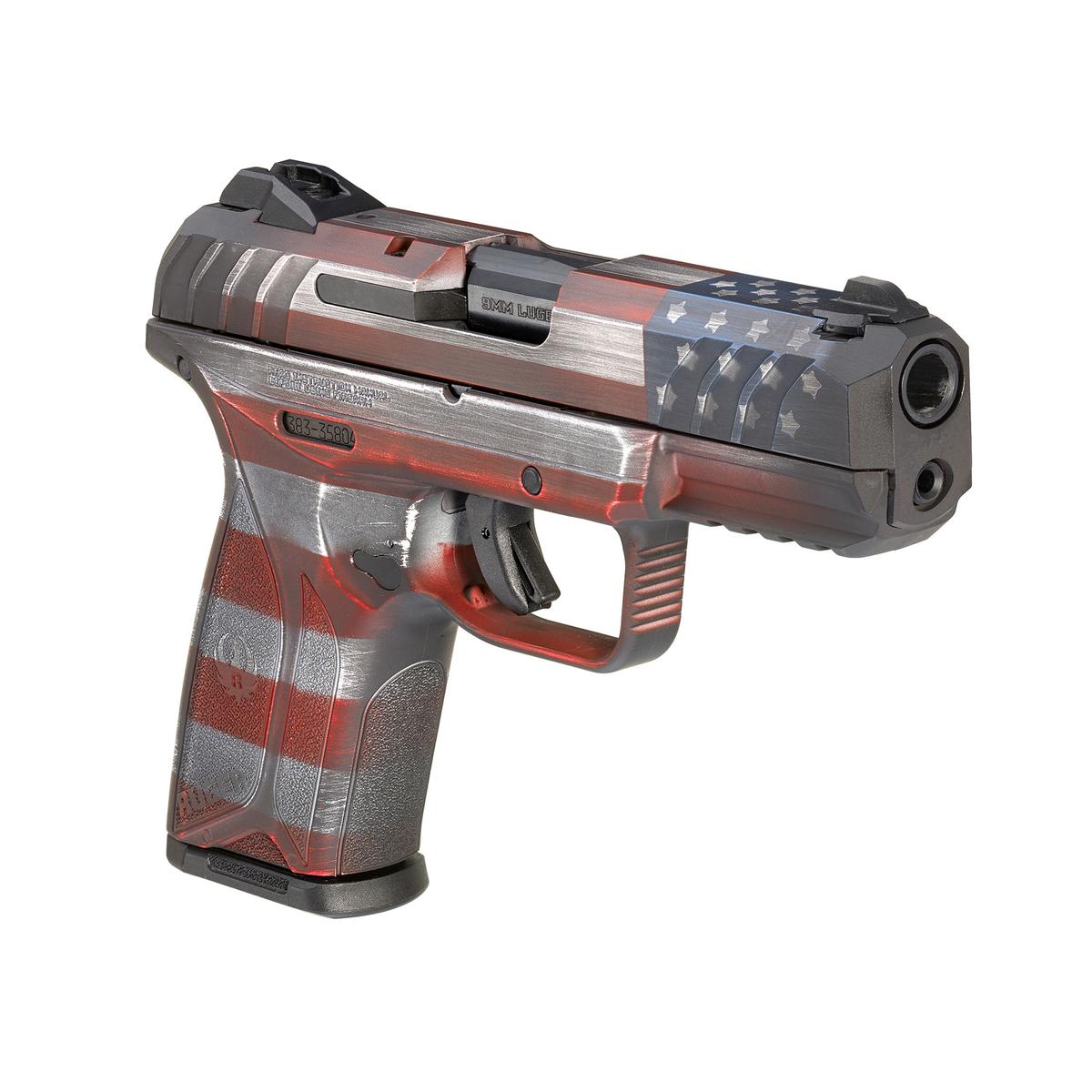 ruger security 9 compact battleworn flag 3840