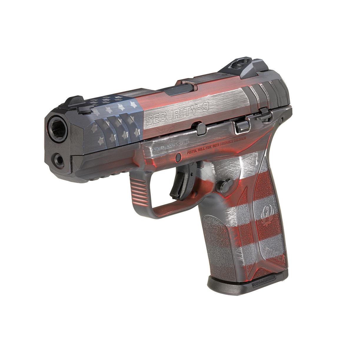 ruger security 9 compact battleworn flag 3840