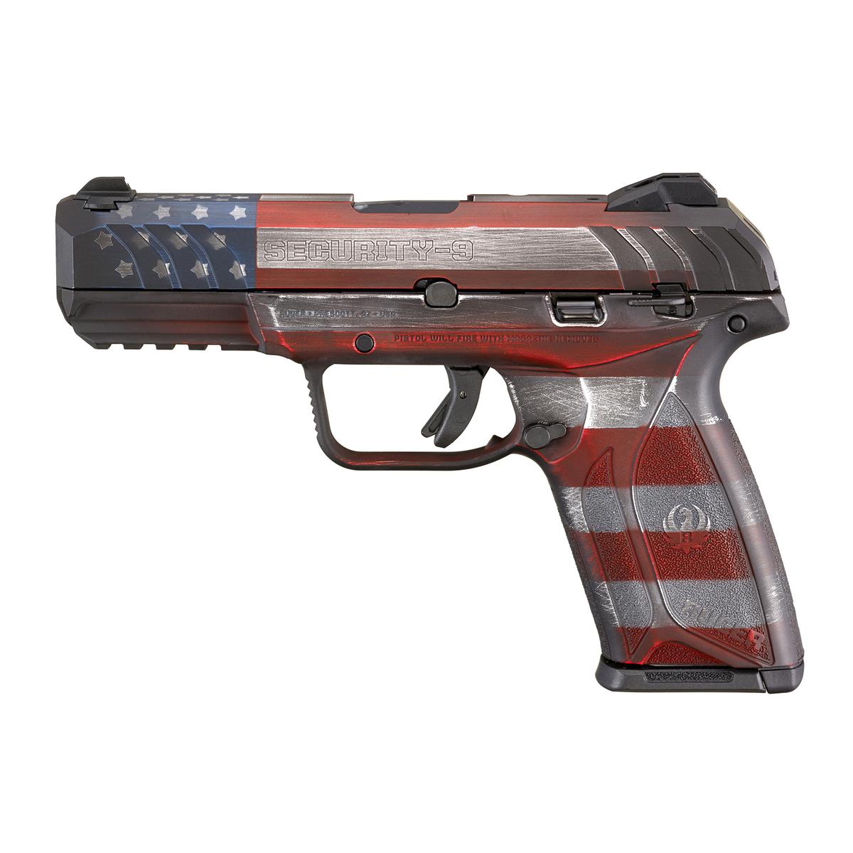ruger security 9 compact battleworn flag 3840