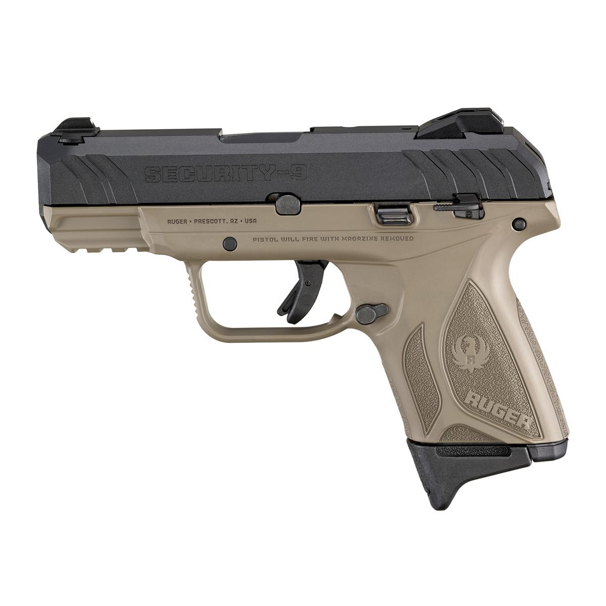 ruger security 9 compact black fde 3847