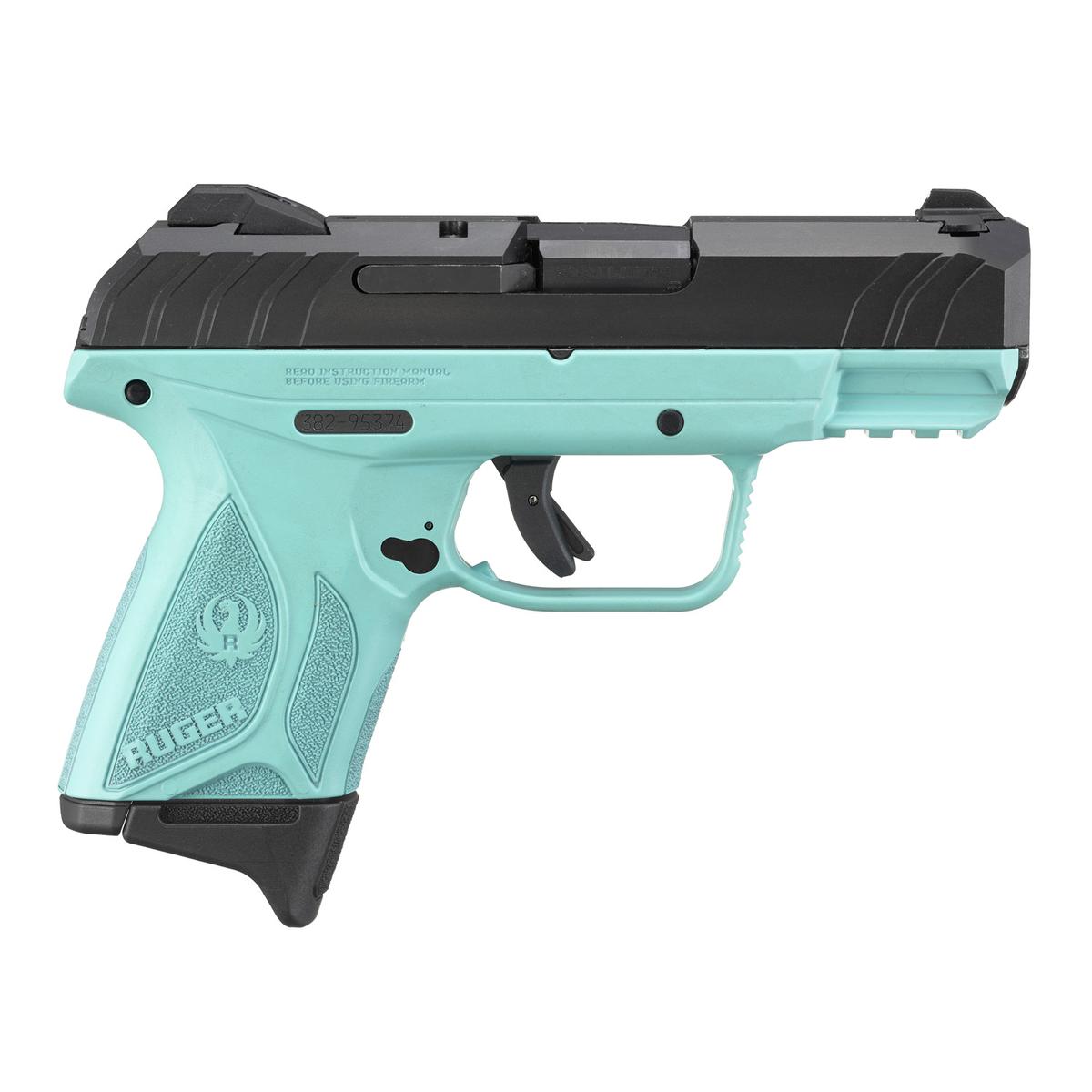 ruger security 9 compact black turquise 3837