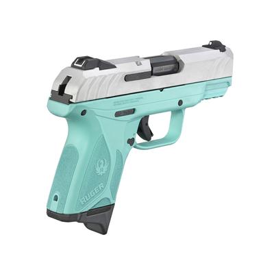 ruger security 9 compact silver turquise 3838