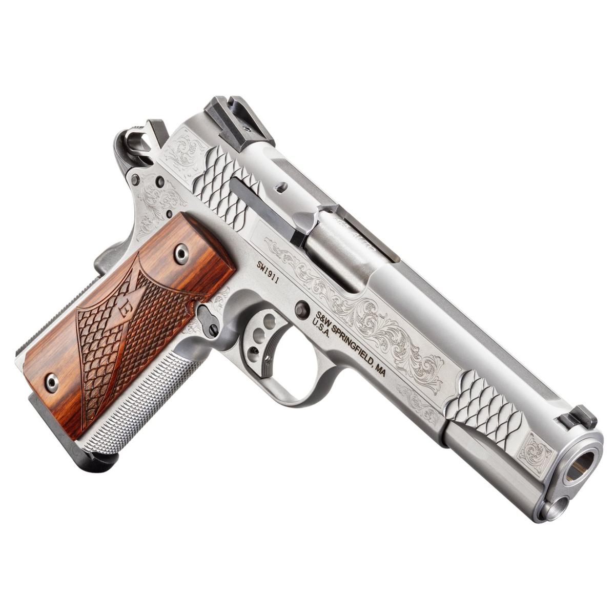 smith wesson 1911 engraved 5 10270